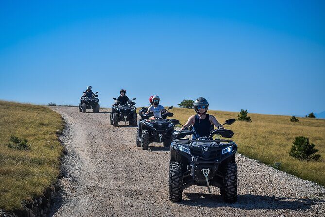 ATV Dinara Mountain tour with picnic - The guide makes the difference: Marin, Tommy, and Tony’s kind of control