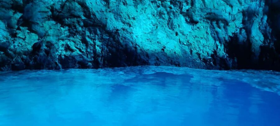 Blue Cave & Island-Hopping Tour with Snorkeling from Split - Komiža on Vis: Fishermen-Village Break Time