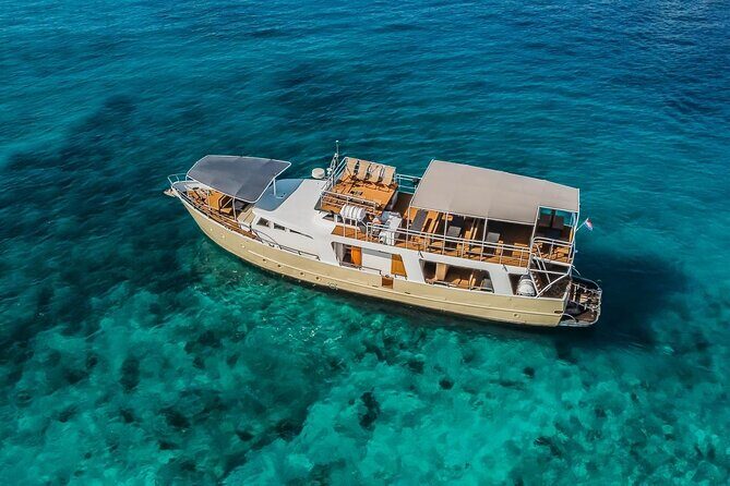 Blue Lagoon and 3 Island Boat Tour with Food and Drinks Included - The 9-Hour Island Loop Leaves From Split Riva
