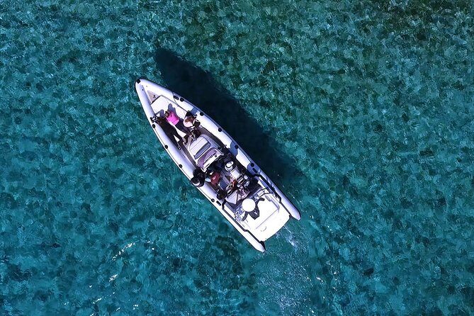 Blue Lagoon and Trogir town half day - private speed boat tour from Split - Blue Lagoon and Krknjasi Bay Swim Stop: Snorkel Gear and Real Water Conditions