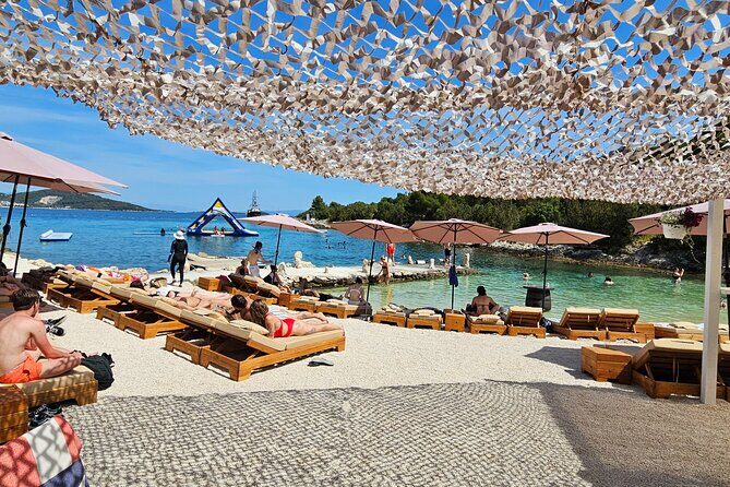 Blue Lagoon & Underwater Museum from Split with Lunch & Drinks - Stop 1: island time with a jump-and-swim feel