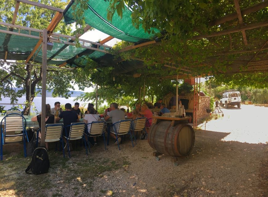 Brač: Island Exploration Tour by Four-Wheel Drive Jeep - The “wild” stretch near Trolokve: odd terrain and 3 cattle watering lakes