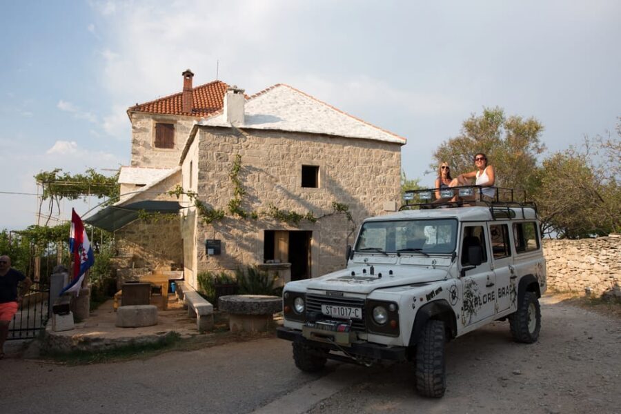 Brač: Island Exploration Tour by Four-Wheel Drive Jeep - Golden Horn (Zlatni Rat): the swim stop you’ll talk about later