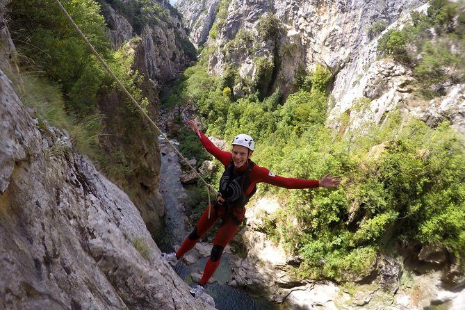 Canyoning advanced on Cetina river from Omiš - Rappelling Down Waterfalls: The Part People Remember