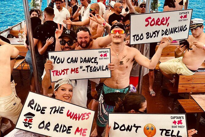 Captain’s Boat Party Split–Blue Lagoon Swim Stop + Free Shots &DJ - Group Size, Vibe, and Who This Cruise Fits Best