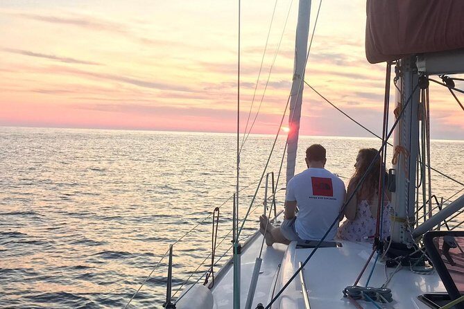 Experience Romantic Sunset Sailing on a modern 36ft (11m) sail yacht | Hvar - How the sunset positioning works in real life