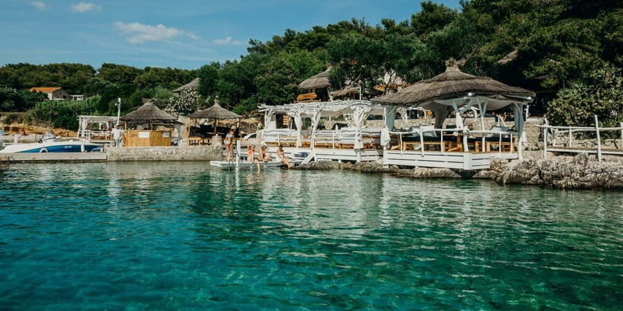 From Hvar: Blue cave group speedboat tour full day - Green Cave area: pay to go in or skip the fee