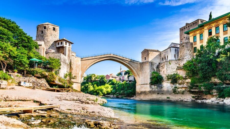 From Split and Trogir: Mostar Tour with Kravica Waterfalls - Kravica Waterfalls: Views, Crowds, and the Swim Decision