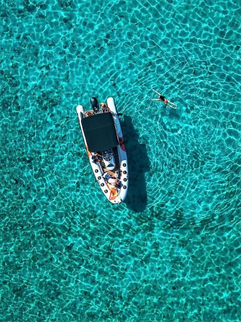 From Split: Half-day Trogir Tour & Speedboat to Blue Lagoon - Blue Lagoon on Drvenik Veliki: where the water does the selling