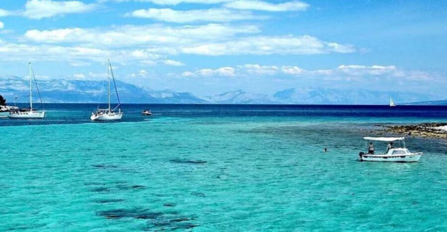 From Split: Islands & Blue Lagoon Cruise with Lunch & Drinks - The pre-Trogir cruise: coffee, croissants, and a church you’d miss on land