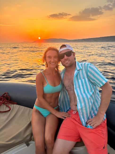 From Split: Private Sunset Boat Tour - The real point of this tour: sunset first, everything else follows