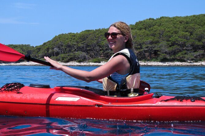 Half day Guided Sea Kayaking Activity in Hvar - Gear on the Water: Rudder Kayaks, Dry Bag, and Snorkel Setup