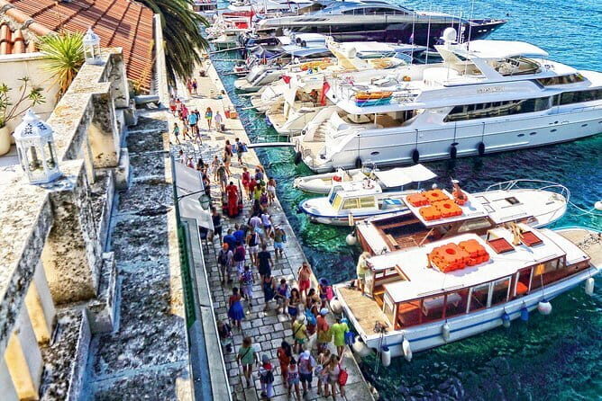 Hvar Private Walking Tour With A Professional Guide - Main harbour: the shoreline story behind the big eras