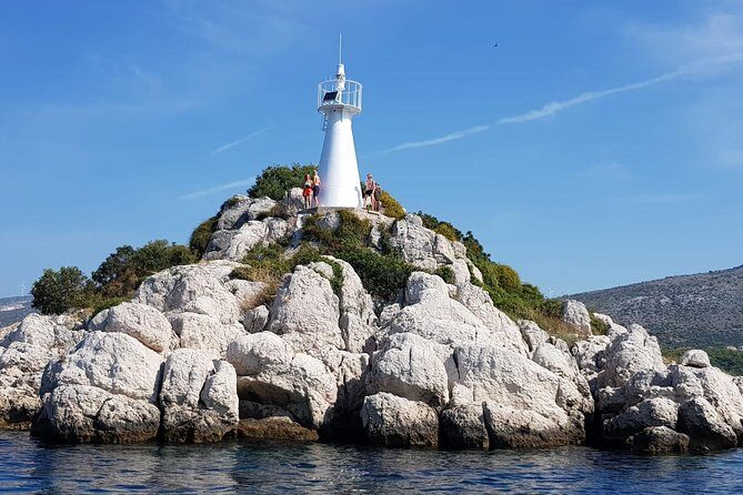 Island hopping (6 Islands) private tour from Trogir or Split - Blue Lagoon / Krknjasi Bay: The Best 1-Hour Swim Window