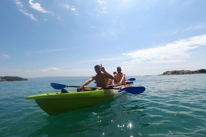 Kayak Adventure in Split - From Stobreč Campsite Beach to the Waterline in Minutes