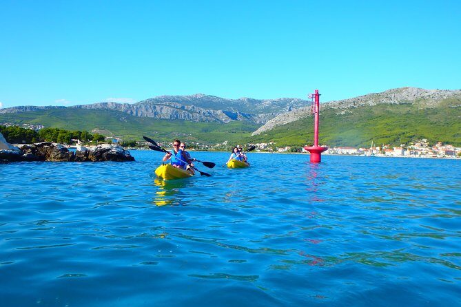 Kayaking in the Adriatic Sea with Snorkeling from Podstrana - Following the Zrnovnica River mouth and Stobrec limestone cliffs