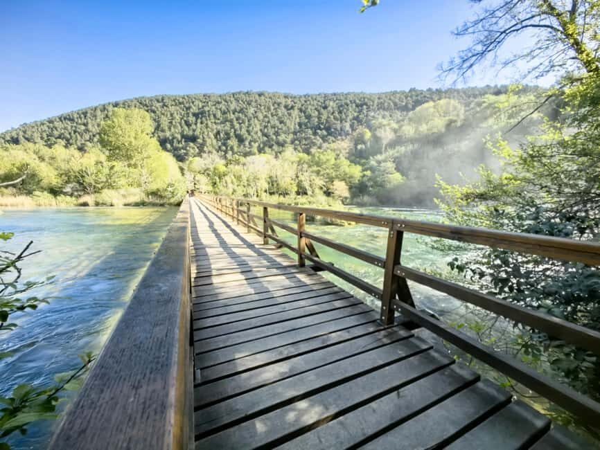 Krka waterfalls tour with lunch from Split - Arrival at Krka National Park: what two hours of free time really means