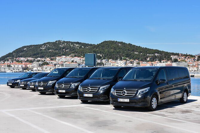 Luxury private transfer: Split airport to Split - The ride: Mercedes E-Class or Mercedes V-Class for up to seven