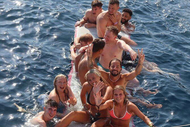 Out to Sea Split Boat Party w/ Blue Lagoon Swim, Dj & Afterparty - Price and Value: What $48.37 Buys You