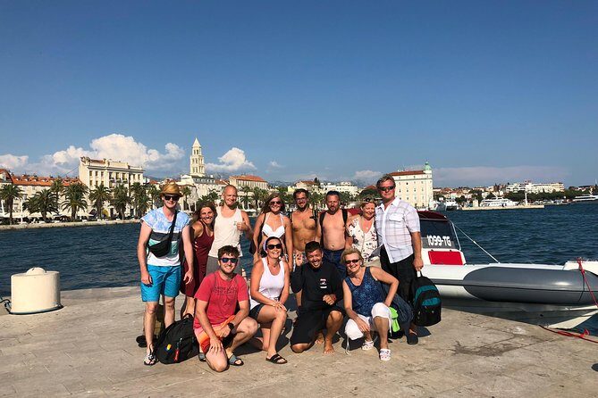 Private Blue Lagoon and island Solta speedboat tour - FULL DAY - Split stop (quick and easy): a fast start, not a long lecture