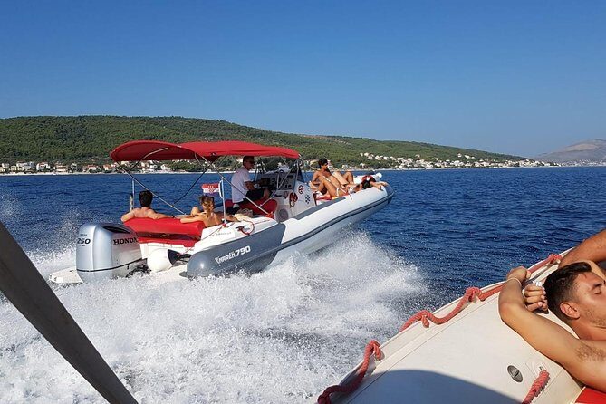 Private Full-Day 3 islands tour with snorkelling - Trogir in 60 minutes: cathedral doors, Kamerlengo Fortress, and a promenade break
