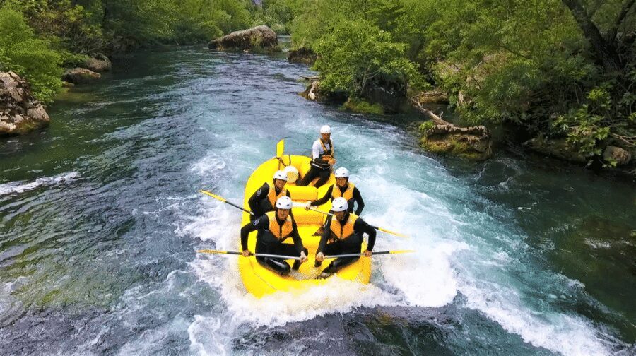 Rafting on the Cetina river - The half-hour van ride: why the drive is part of the experience