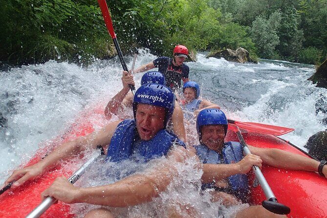 Rafting on the River Cetina from Omis Croatia - The 10 km Cetina Run: Calm Build-Up, Rapids, and Waterfall Drama