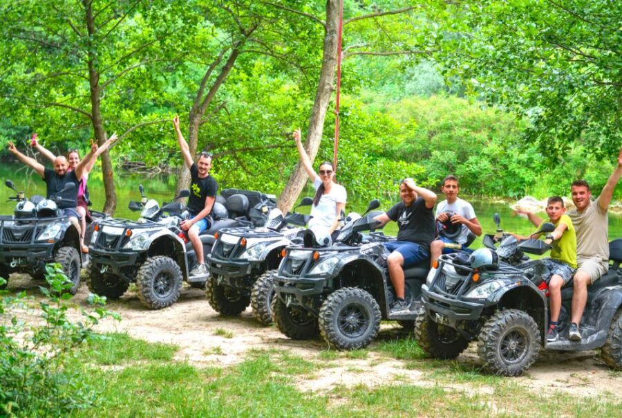 Split: ATV Quad Tour with Waterfall Swimming with Picnic - Safety first, then the fun: the quad briefing and test drive