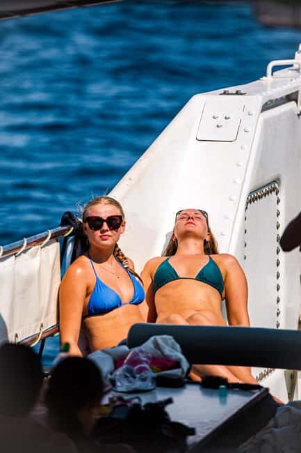 Split: Blue Lagoon, 3Islands, Boat Trip, Mediterranean lunch - Blue Lagoon Near Drvenik: Waterslide Fun And That Crystal-Clear Water Moment