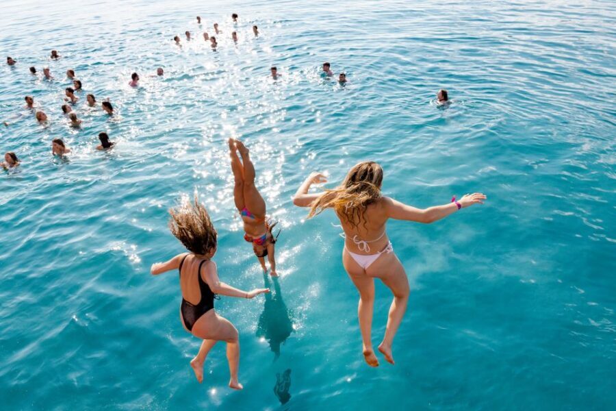Split: Blue Lagoon Boat Party with DJs, Shots & After Party - Two Hours Around Split: Cruise Views Plus a Floating Bar Scene