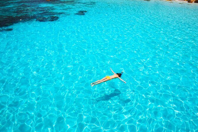 Split: Blue Lagoon, Hvar, Brač, 6 Islands Boat Tour - Small Group - Stop 5: Blue Lagoon and Krknjasi Bay for the Main Swim Moment