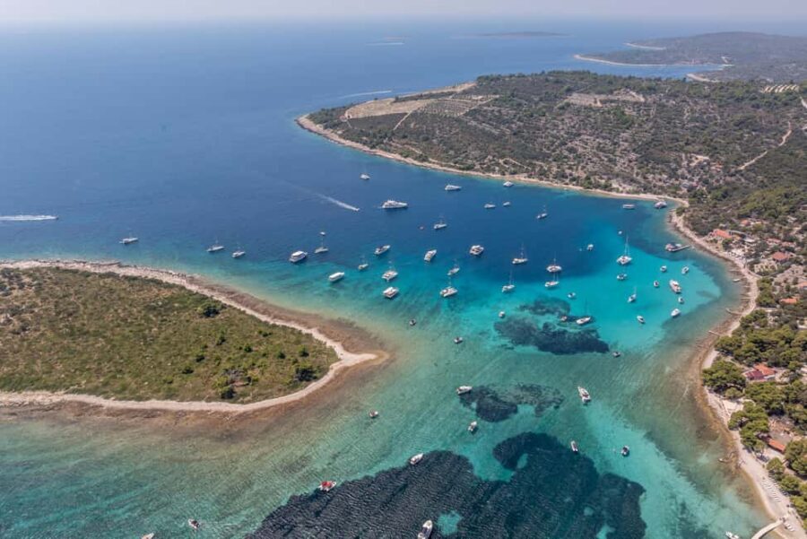 Split Boat Trip Half-Day: Blue Lagoon, Trogir & Čiovo - Blue Lagoon on Drvenik: The Water You Came For