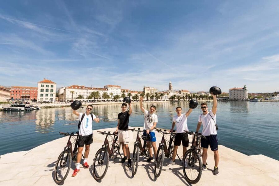 Split City & Marjan Park Electric Bike Tour - Riva Promenade Photo Stop: Where Split’s Waterfront Energy Wins