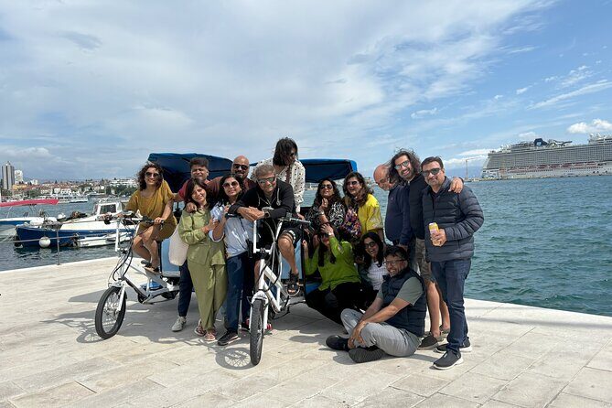 Split City Tour By Electric Rickshaw┃Riva Ride - Sustipan and the Break for Views, Shade, and Harbor Air