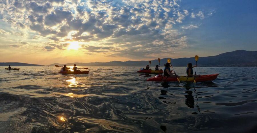 Split: Guided Sunset Sea Kayaking & Snorkeling Tour - Kayaking Marjan Park: The Part With Real Views