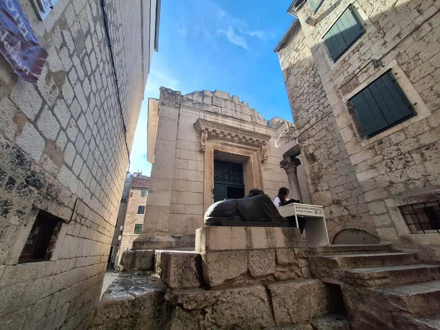 Split: History Walking Tour of the Old Town - Temple of Jupiter and the Vestibule: Myths, Riddles, and Real Architecture