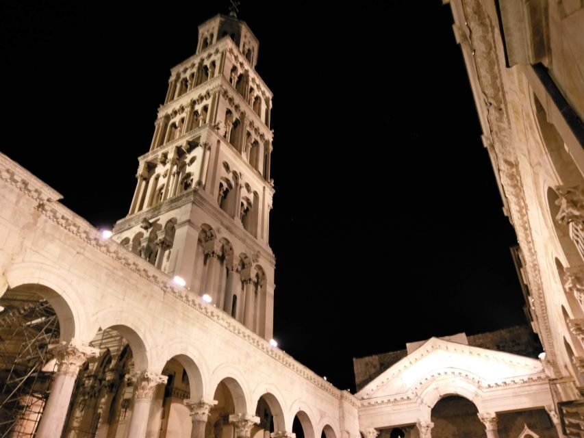 Split: Magical Evening Sightseeing Private Tour - Inside the palace story: Peristyle and the Jupiter Temple area