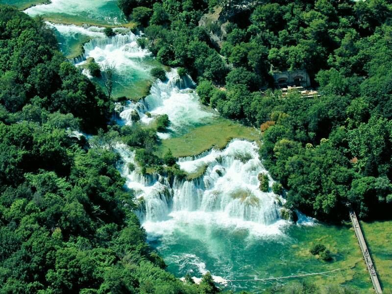 Split or Trogir: Krka Waterfalls & Wine and Food tasting - Šibenik stop: a historic pause with options for your pace