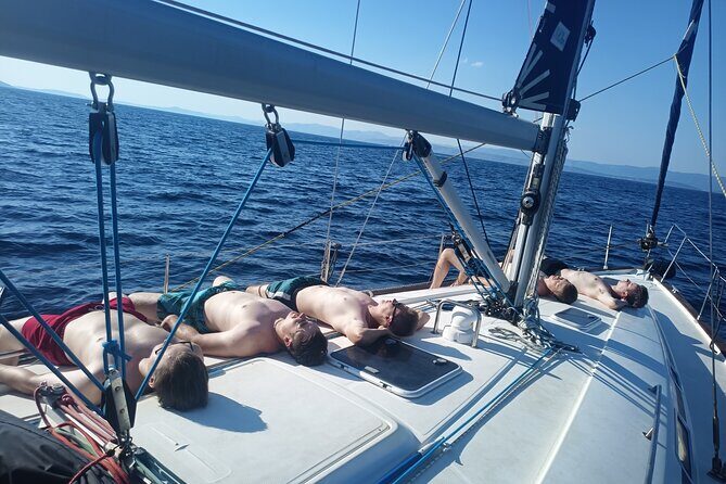 Split: PRIVATE Full-Day Sail Yacht Cruise - Per group (up to 12)! - The Boat Experience: Space, Music-Friendly Vibes, and Deck Time