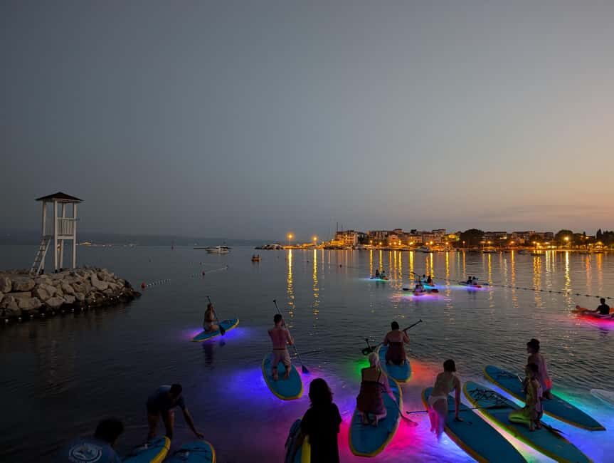 Split: Stand Up Paddleboard Night Glow Tour - What to bring for a cool night on Dalmatian water