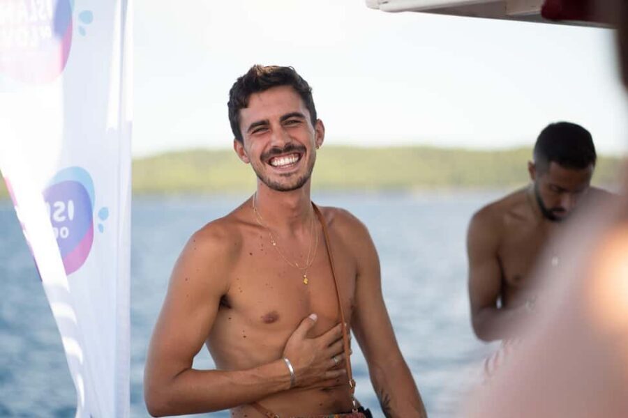 Split: Sunset Boat Party with Live DJs and Blue Lagoon Swim - Blue Lagoon Swim Stop: Crystal Water, Snorkeling Gear, and a Real Choice to Stay Dry