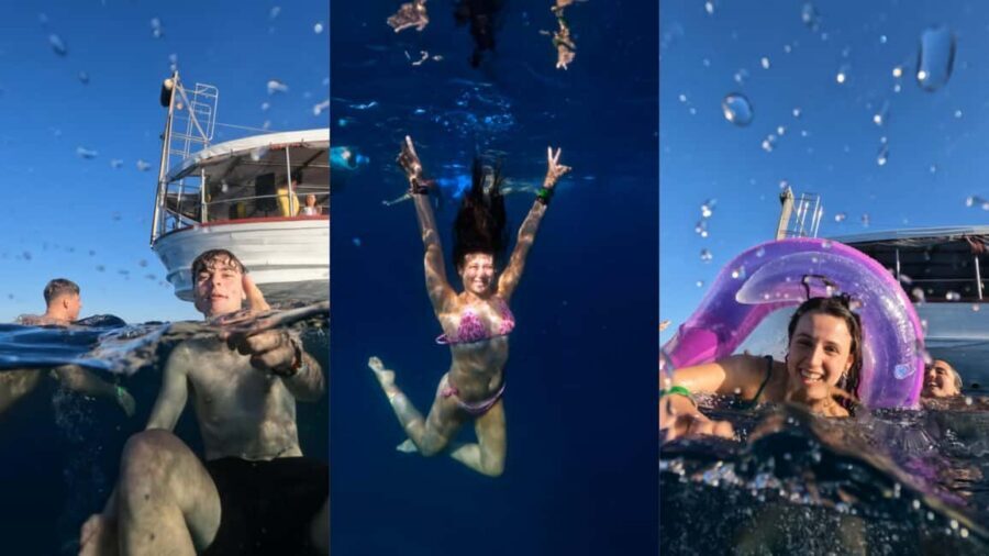 Split: Sunset Boat Party with Live DJs and Blue Lagoon Swim - Drvenik Veli and the Return to Split: Sunset Views With the Music Still On