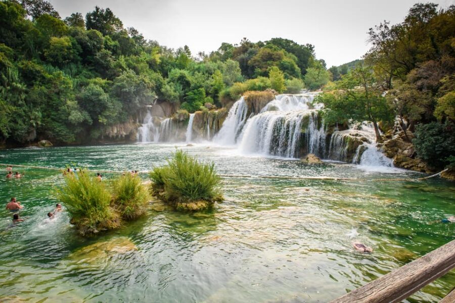 Split/Trogir: Krka National Park Day Trip & Boat to Skradin - Krka National Park: Boardwalks, Waterfall Power, and Emerald-Pool Views