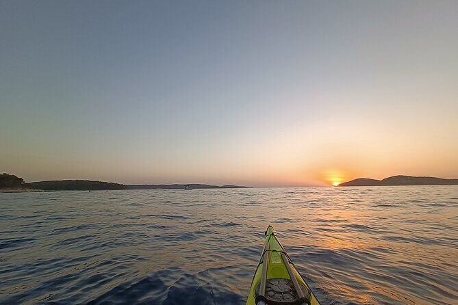 Sunset Kayak Tour in Hvar Town, Croatia - Paddle time: leaving Hvar Town for Jerolim Island