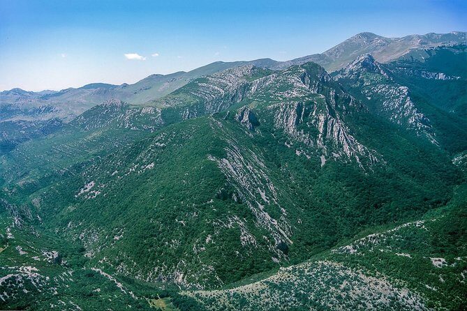 The Wonder of nature route - Panoramic Flight over Plitvice Lakes & Krka NP - Krka Falls and the Visovac Monastery Island: A Strong Start