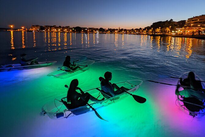 Transparent Kayak Glow Tour in Split - Pickup Options in Split: City Center vs Stobrec Beach